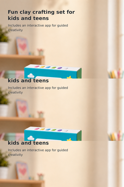 Air-Dry Clay Craft Kit with Interactive App